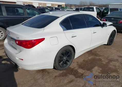 2014 Infiniti Q50 Premium z USA, uszkodzony, nr VIN JN1BV7AP6EM681931